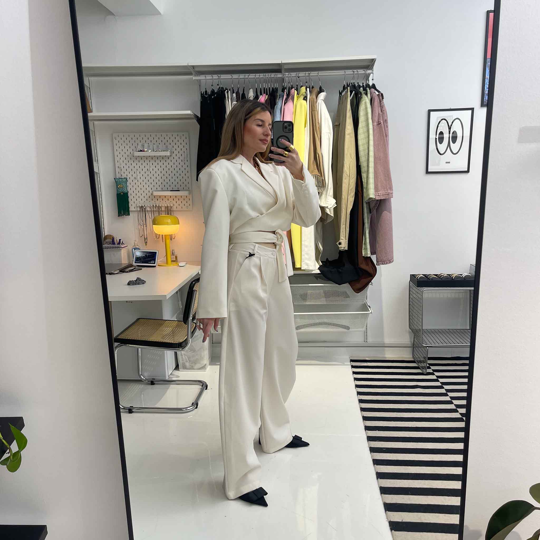 Ivory Tailored Wrap Set