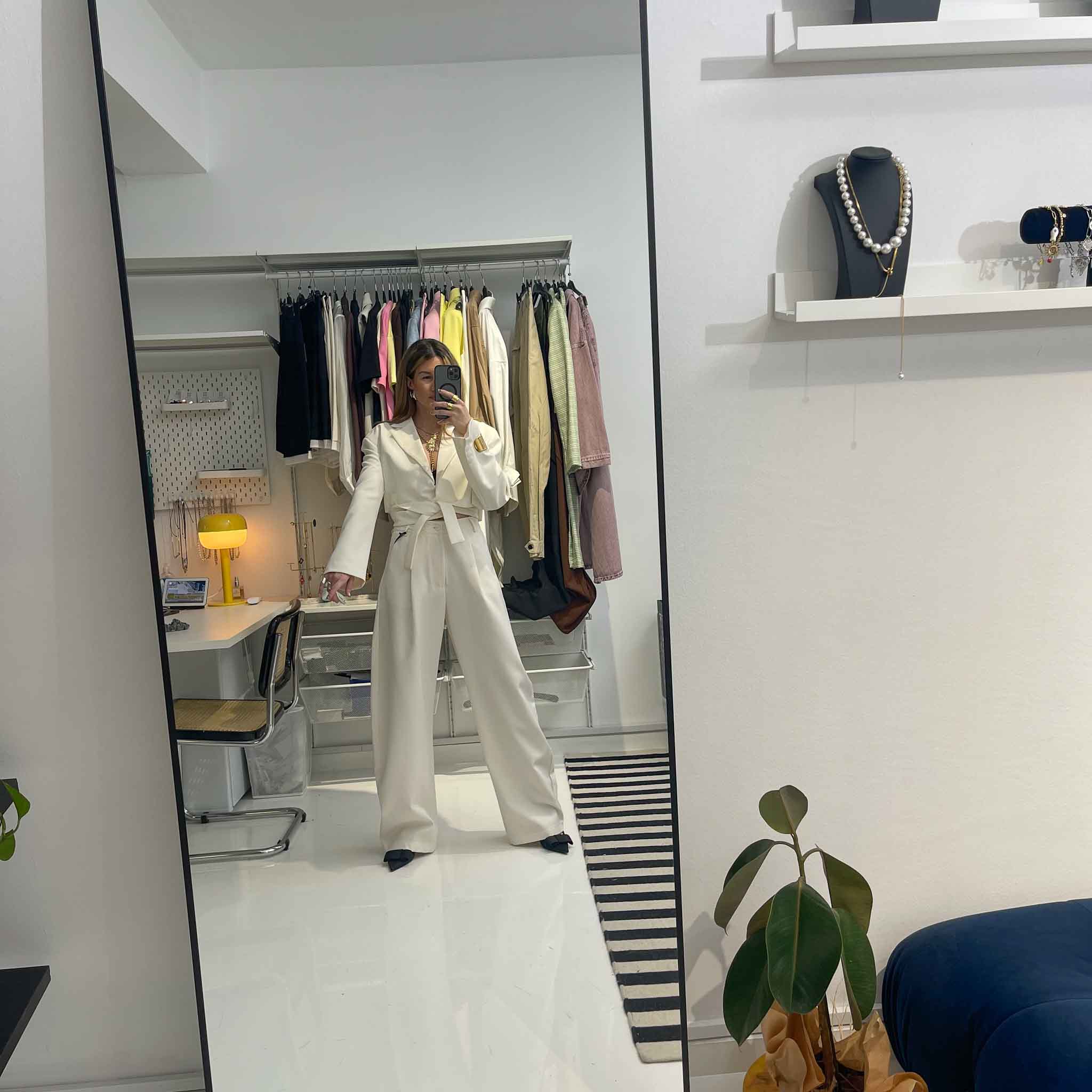 Ivory Tailored Wrap Set